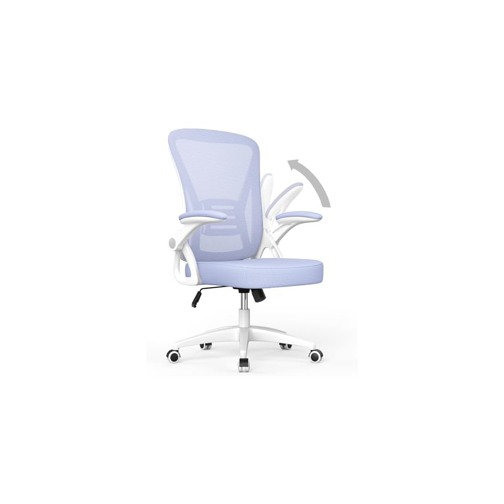 naspaluro Home Office Desk Chair Mid Back with Adjustable Height Green
